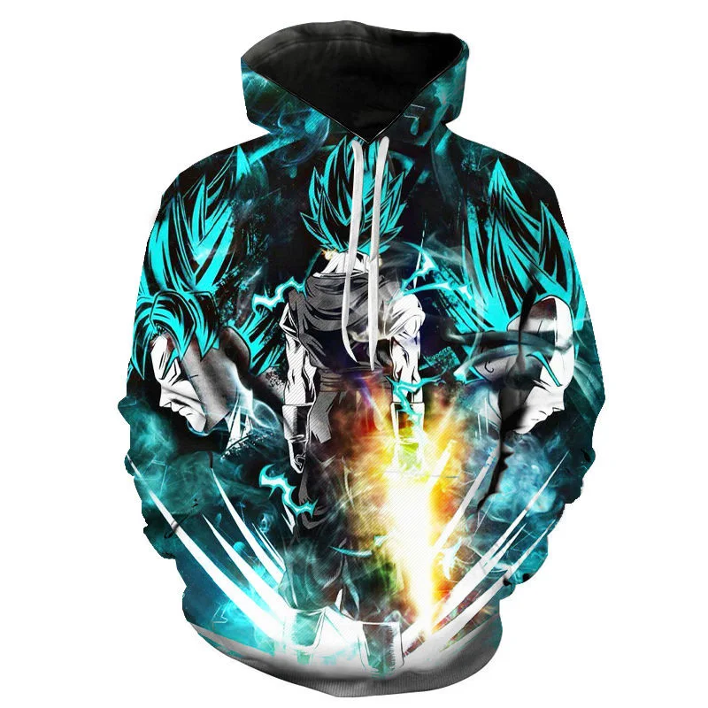 

Худи с японским аниме Гоку 3D, свитшоты, Детская мода, повседневный мультяшный пуловер для мужчин и женщин, уличная одежда в стиле Харадзюку, ...