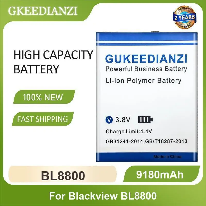 Фото Аккумулятор для Blackview BL5000 6.36 BL8800 BV9800 Pro BV8800/BL8800 BV5500 Plus/Pro BV6000 BV6000S BV8800 BV6800 IP68, водонепроницаемый №2