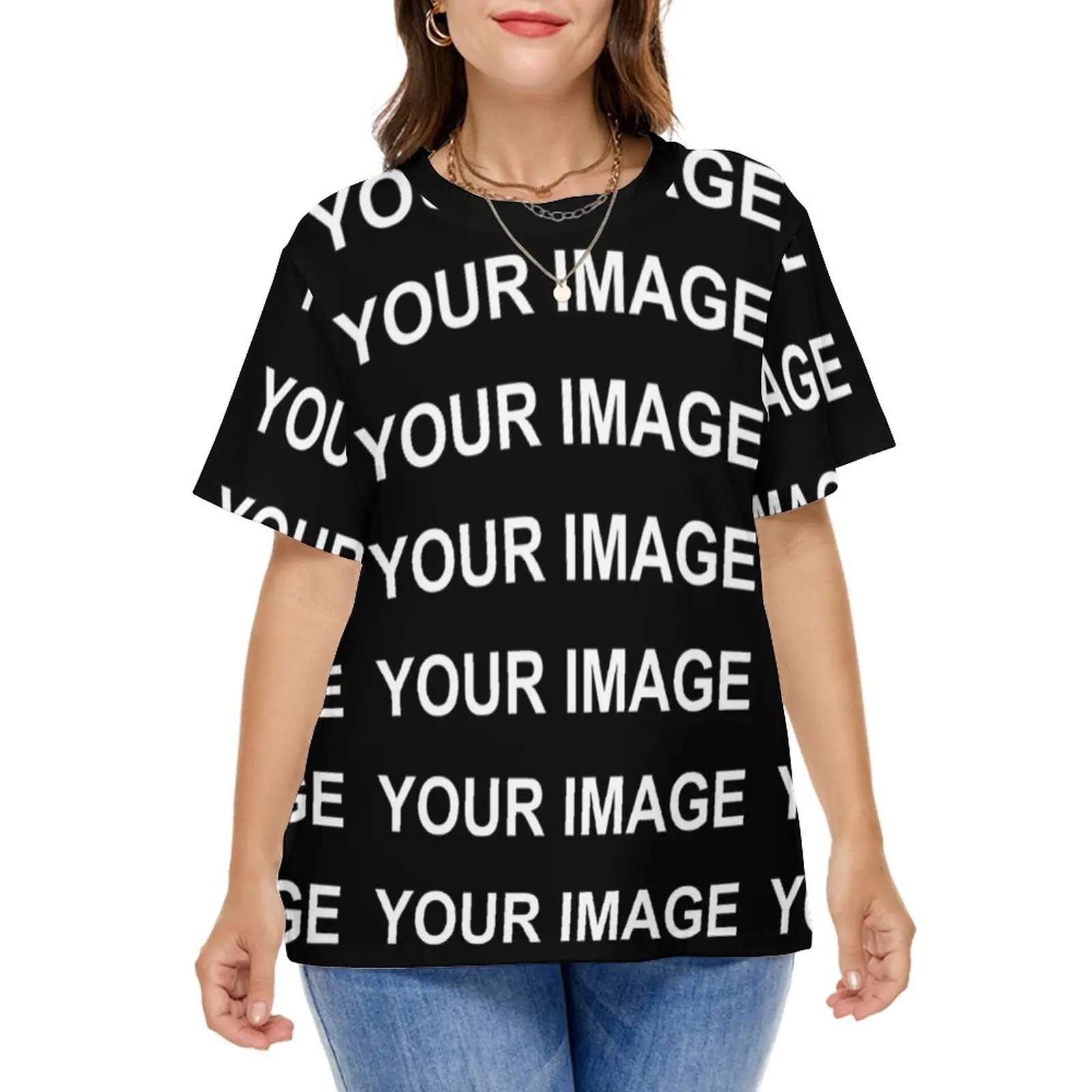 Your Image Customized T-Shirt Custom Made Design Modern T Shirts Short Sleeve Print Tshirt Street Fashion Tees Plus Size 5XL 6XL