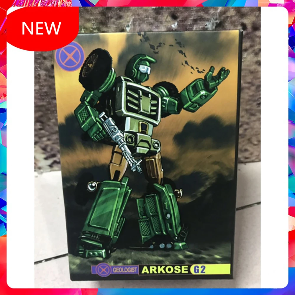 

Экшн-фигурки X-transbot Transformation G2 Beachcomber, зеленый цвет, ограниченный выпуск, МП, игрушки с коробкой