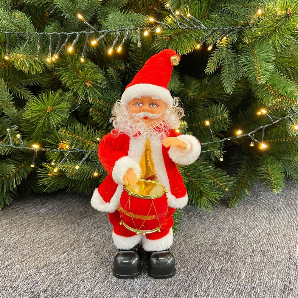 

Christmas Electric Dancing Santa Claus Ornament Delicate Classic Santa Claus Ornament for Kids Familes Christmas Gifts NIN668
