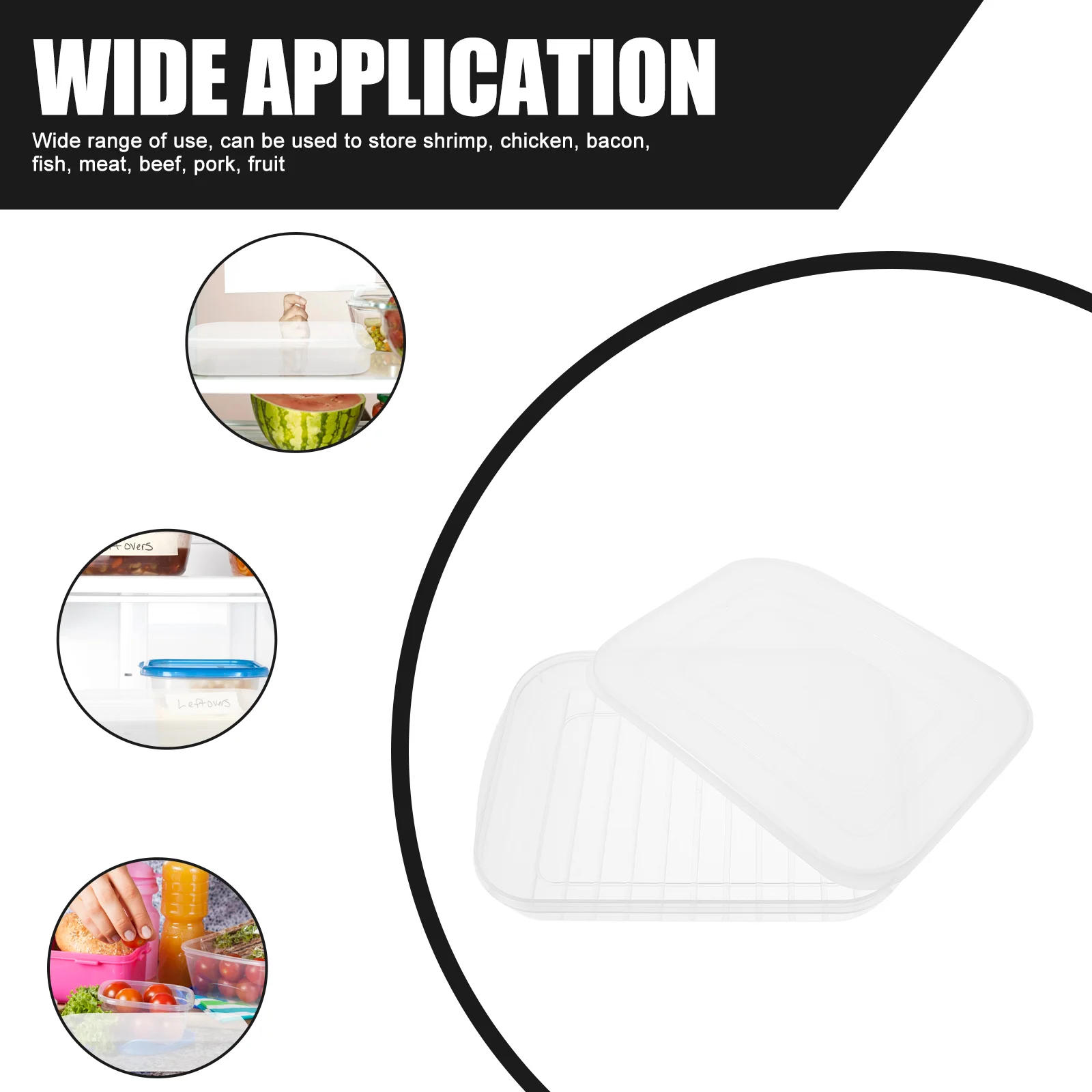 2 шт. пищевые контейнеры с крышками герметичные коробки беконом для хранения сыра