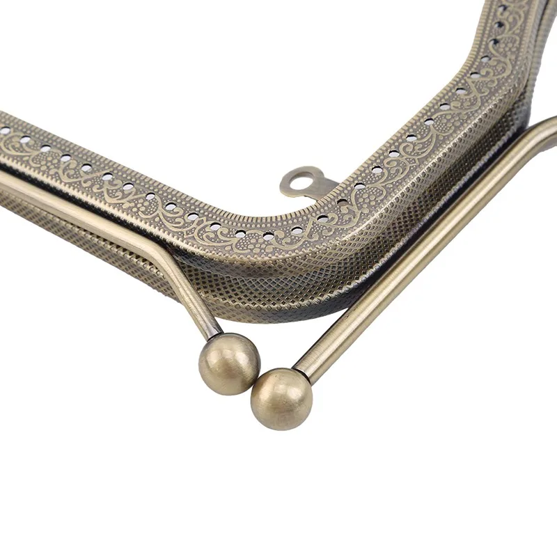 Винтажная металлическая рама для кошелька с замком самостоятельного