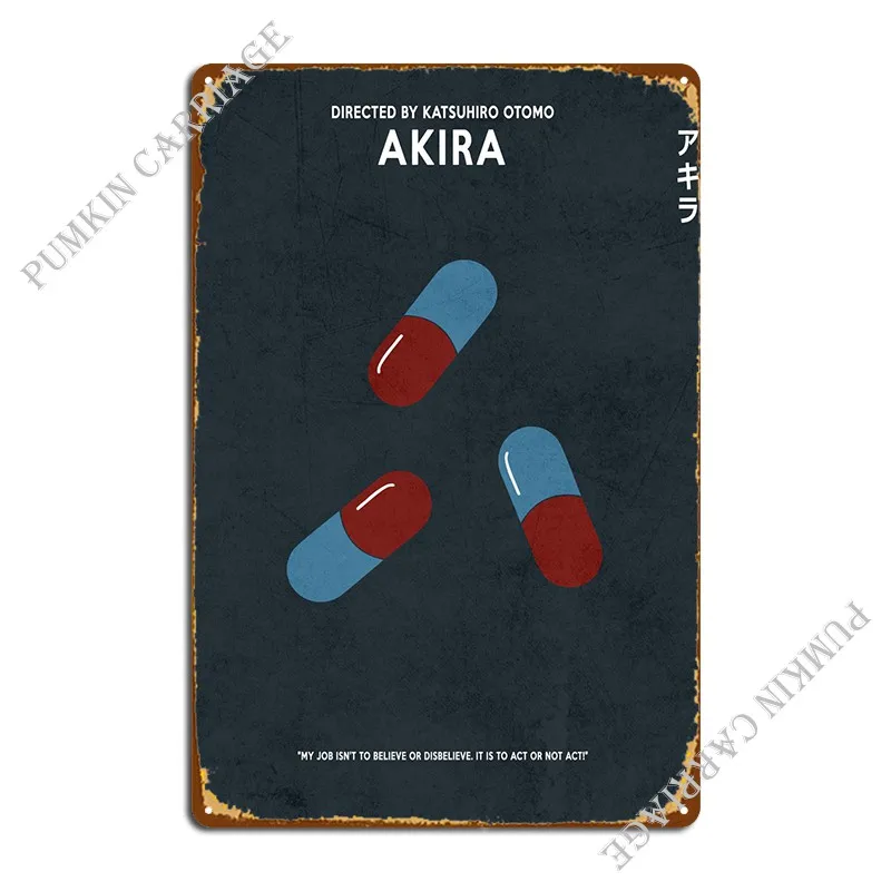 

Мой плакат Akira металлический знак для кинотеатра