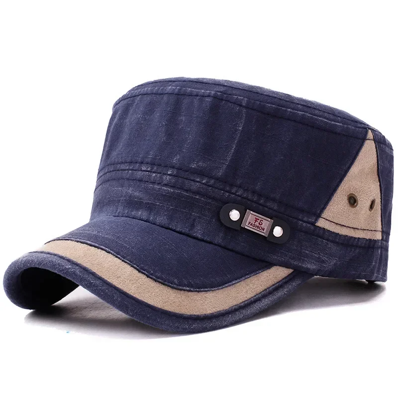 Хлопковая военная шляпа унисекс для активного отдыха защита от солнца подходит