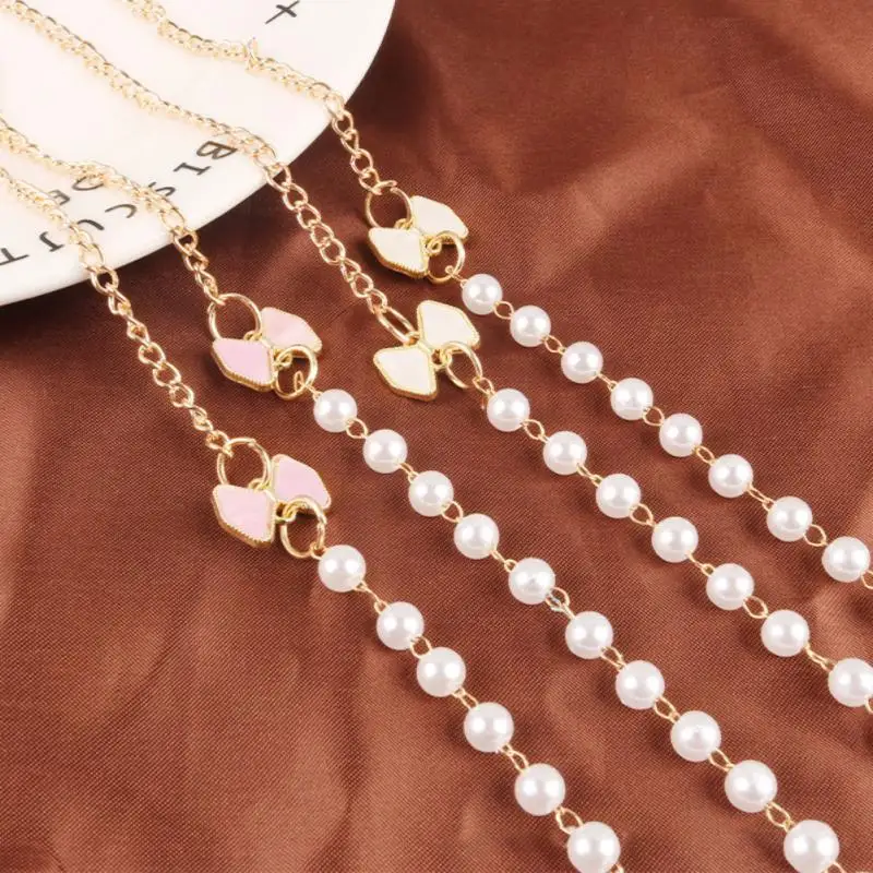 Купи 73cm Fashion Glasses Chain Masking Chains For Women Imitation Pearl Beaded Eyeglasses Chain Sunglasses Accessories Necklace за 22 рублей в магазине AliExpress