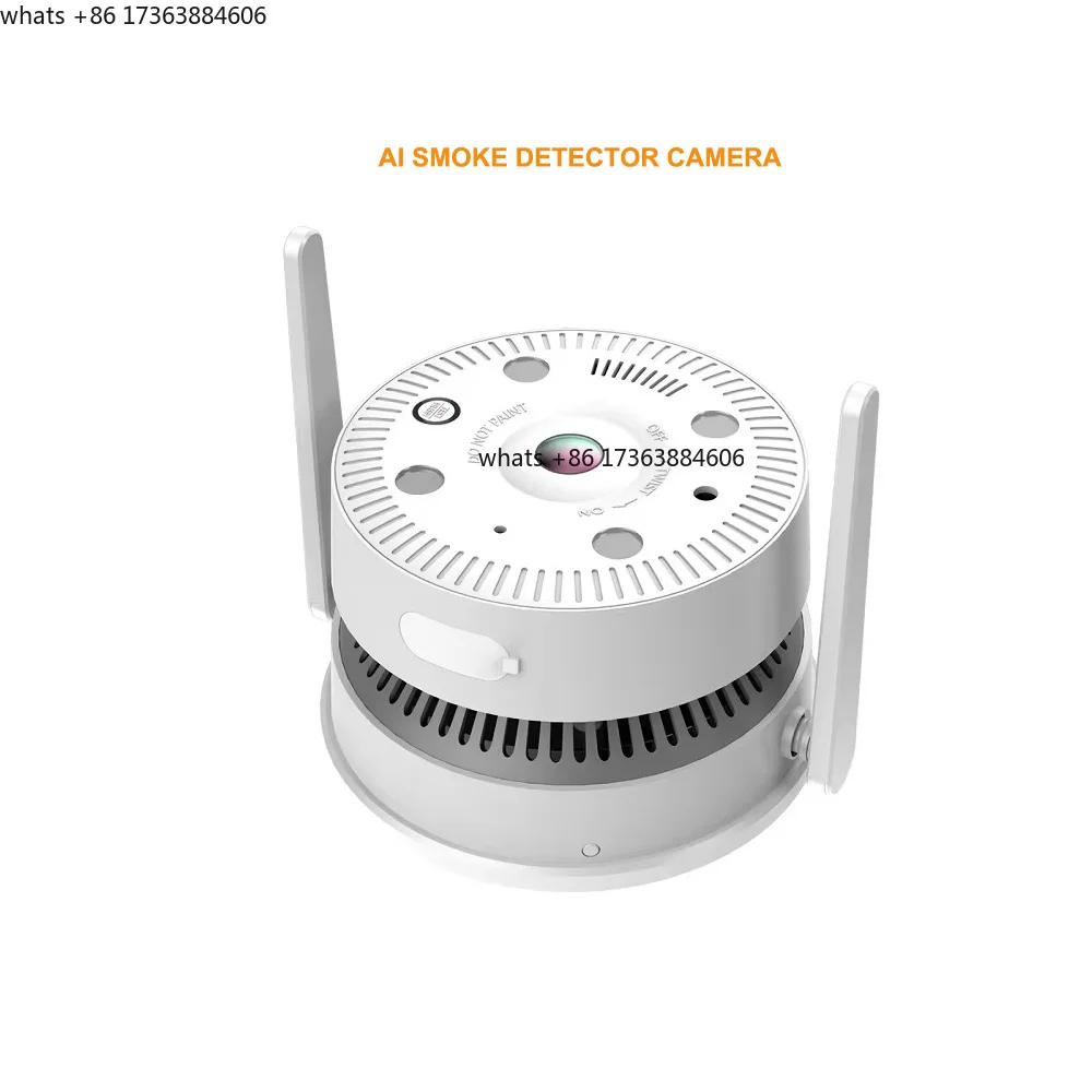 Фото Цветная ночная IP-камера 4 МП с Wi-Fi/4G и проводным подключением POE, Icsee, с ИИ-детектором огня и дыма для склада №3