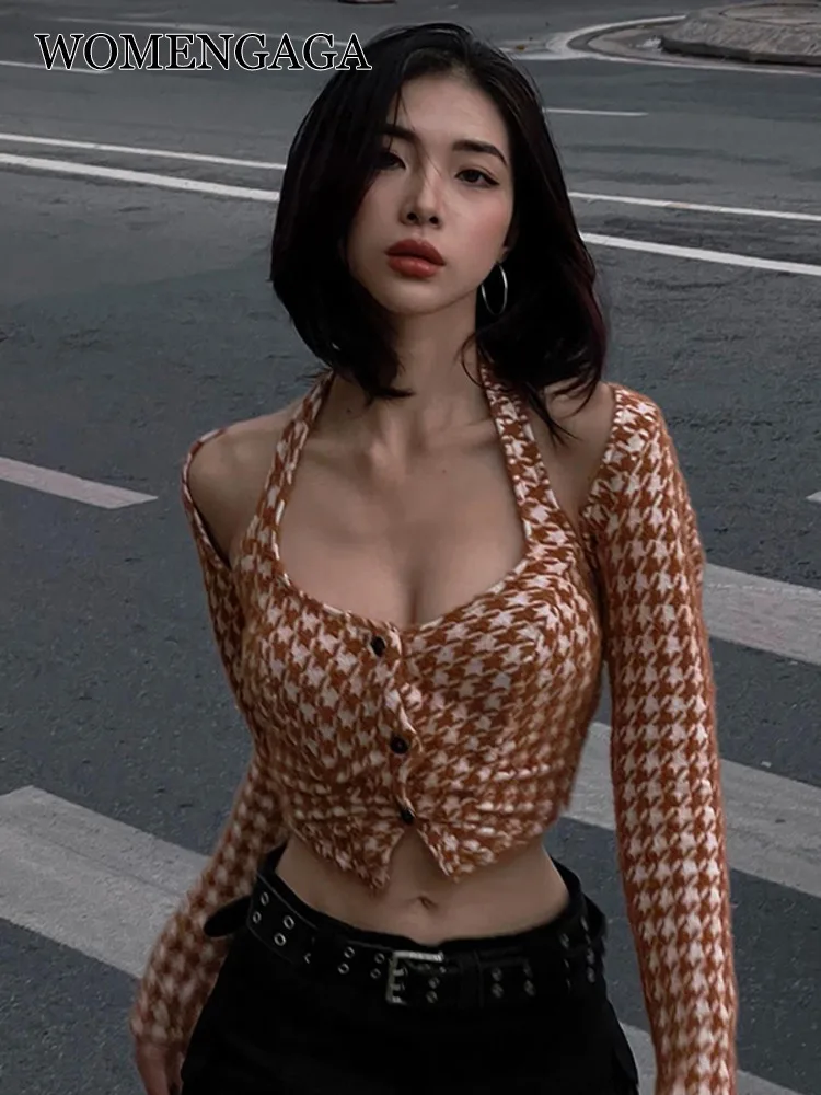 

Женская футболка с длинным рукавом и птичьей сеткой, привлекательные тонкие футболки с низким вырезом для девушек, осенние базовые модные к...