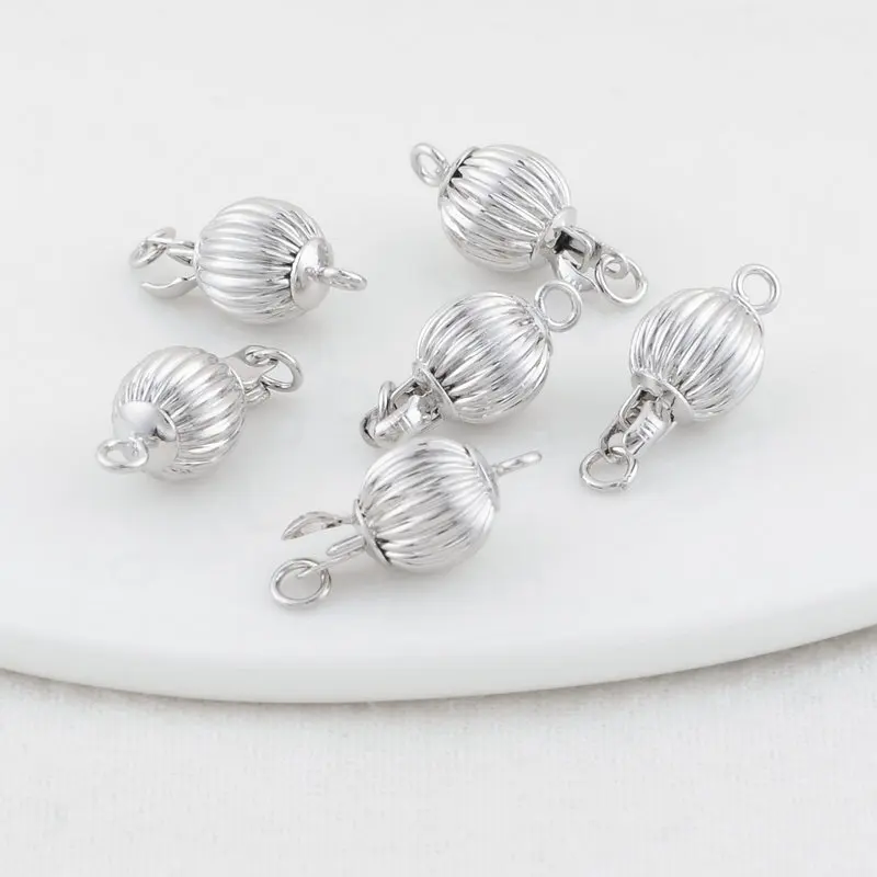 Латунное ожерелье с застежкой 8 х16 мм 14 к фурнитура сделай сам для изготовления