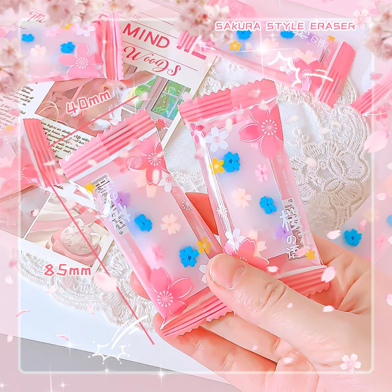 Kawaii Канцелярские принадлежности школьные товары милые вещи смешный ластик с