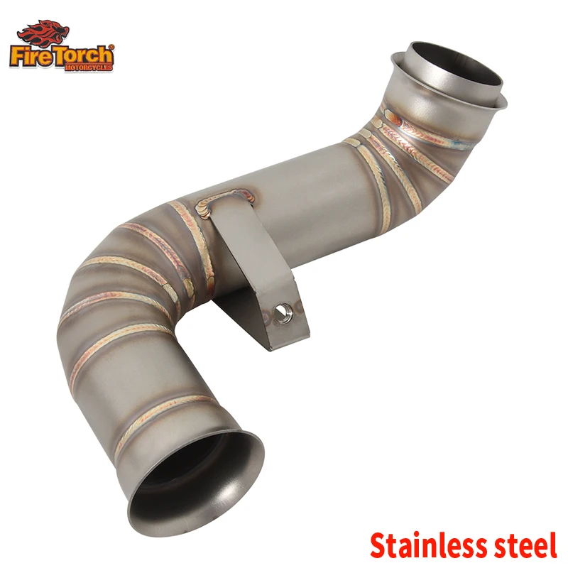 

Надевается для CF MOTO 800NK 800 NK мотоциклетная выхлопная система Escape Moto Systems, труба среднего звена из нержавеющей стали, оригинальный глушитель