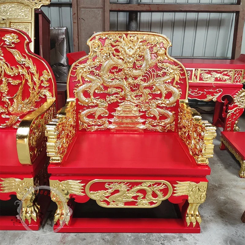 Стул Jiulong Древняя площадь императорский дворец большой мастер стул китайский