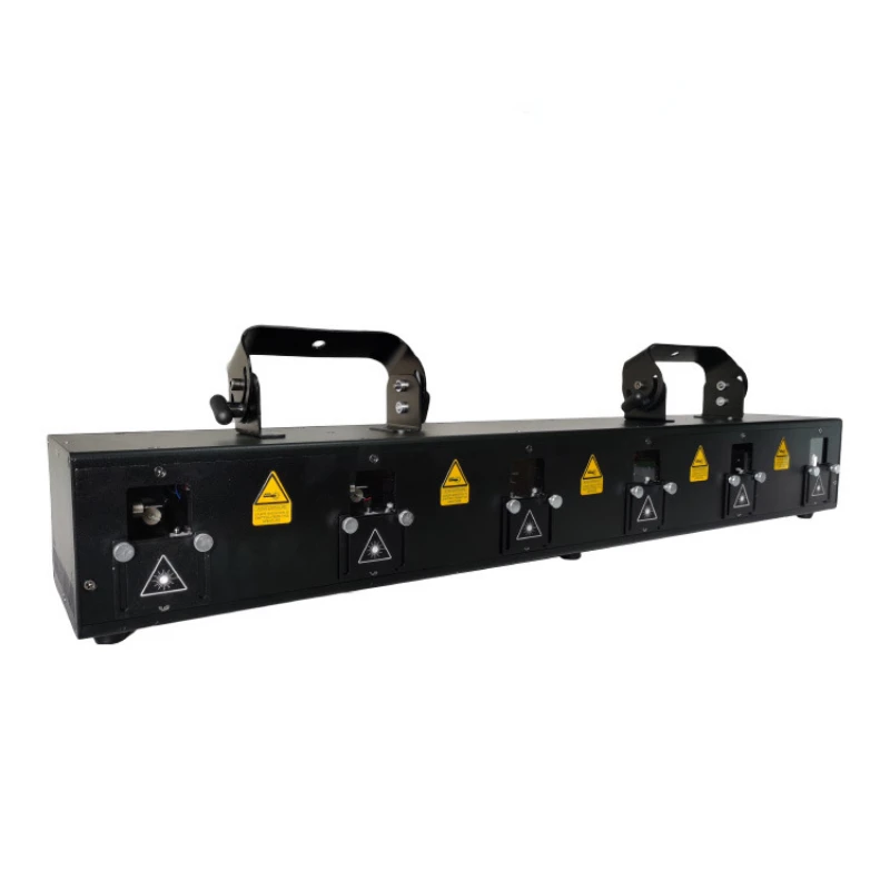 

Six Eyes RGB 12w Indoor Animation Laser Stage Light Factory Disco Bar Nightclub FullColor Laser Light Dmx512 Effect Lighting
