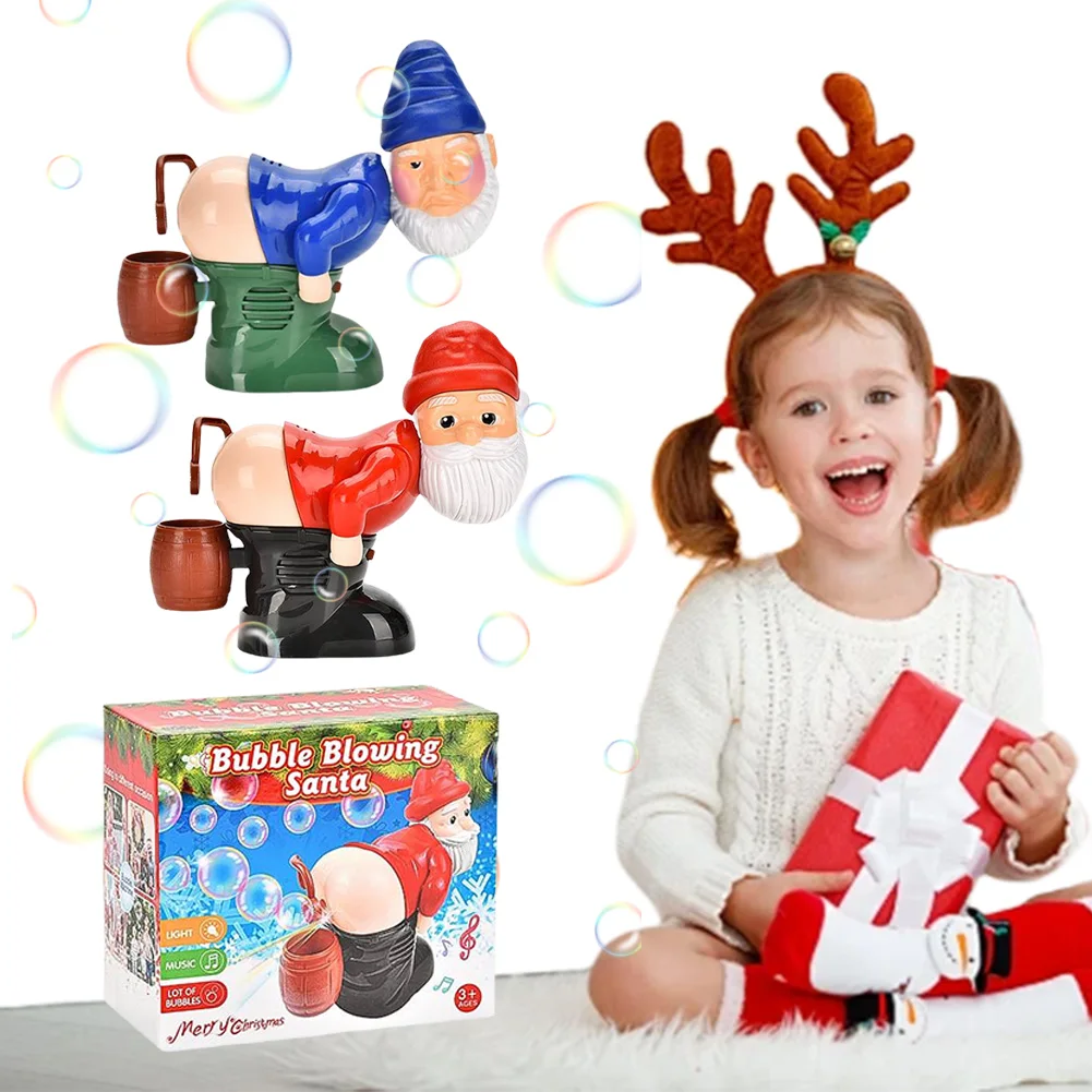 Машина для изготовления пузырей Санта-Клауса автоматическая игрушка нагнетания