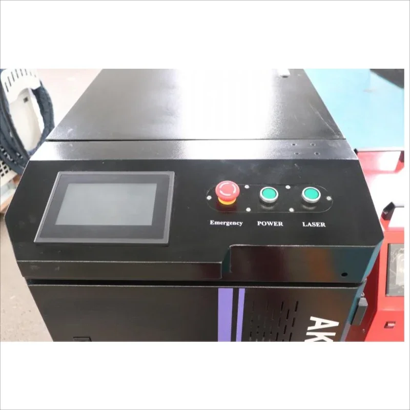 Ручной лазерный сварочный аппарат 2000 Вт для металла двойной проволоки стали