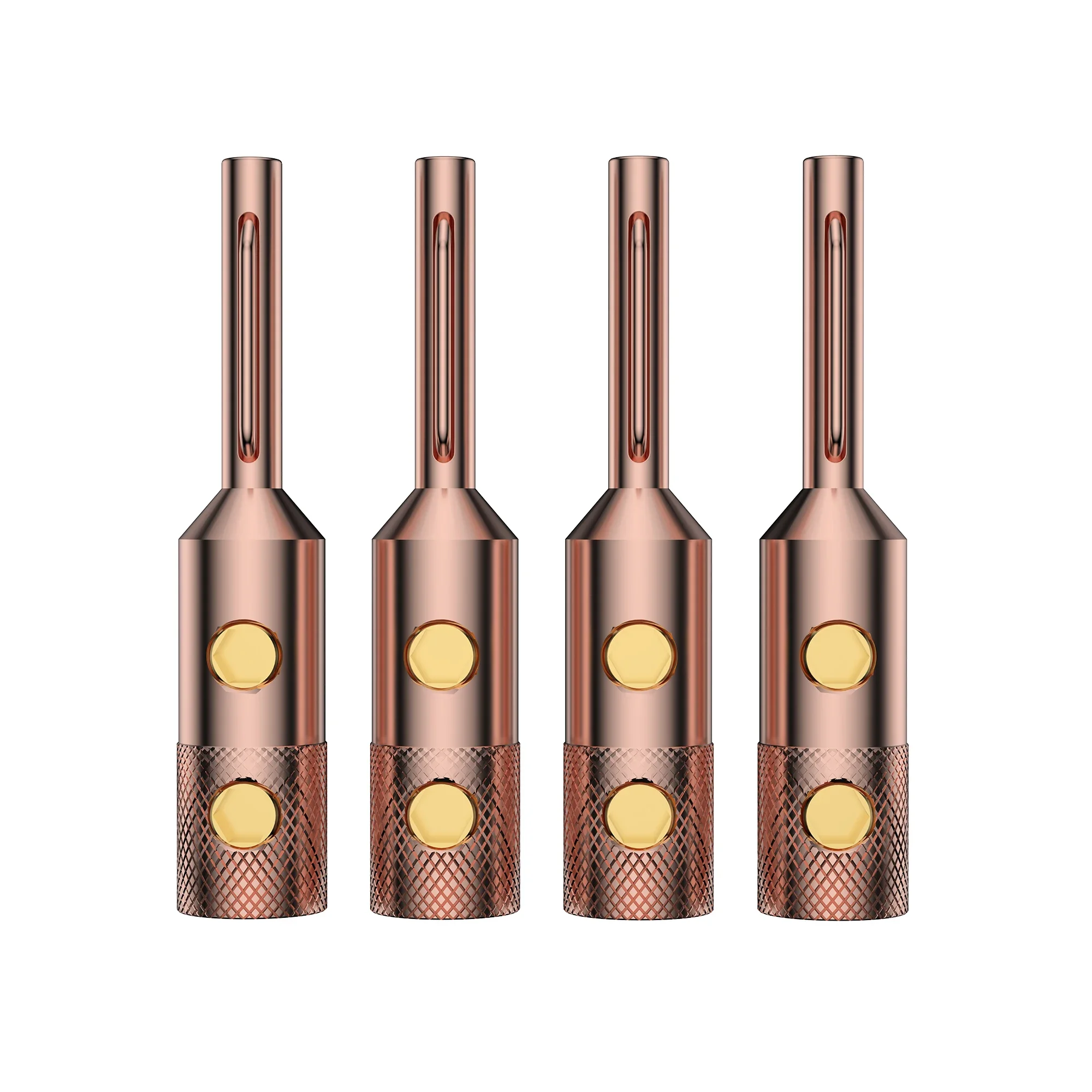 4 шт. Viborg VB401 высокое качество чистая красная медь позолоченный/посеребренный