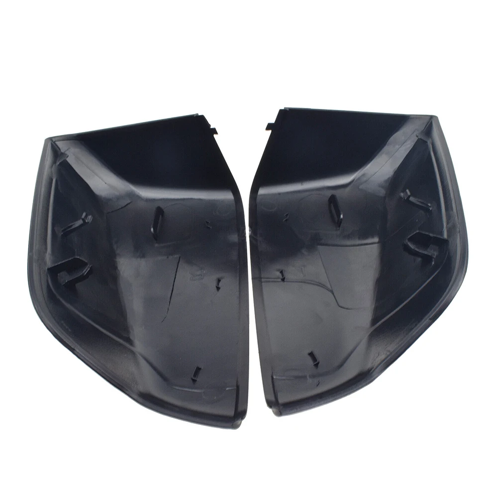 

Mirror Glass Cover Mirror Cap Cover Black Driver & Passenger Side Easy Installation Mirror Cover Cap Plastic New