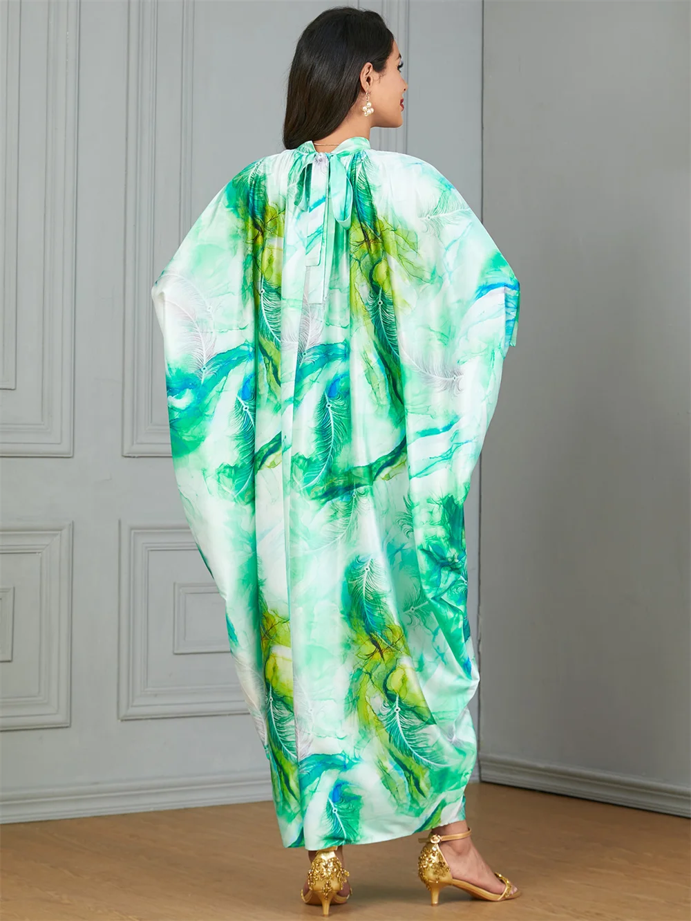 2024 новые вечерние режимы макси Batwing Jaladya Dubai роскошное мусульманское платье абайи