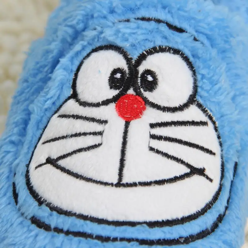 Домашние хлопковые тапочки Doraemon в стиле аниме Kawaii креативная мягкая хлопковая