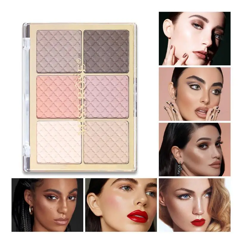 

Shimmer Highlight Palette Long Lasting Nose Shadow Palette Facial Beauty Cosmetic Makeup Tool For Women And Girl