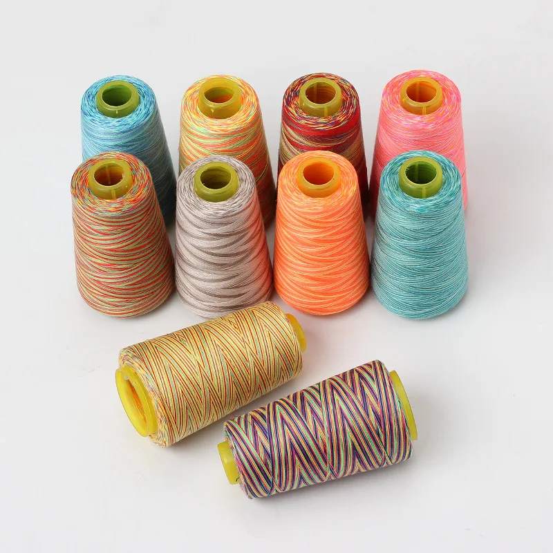 

3000 Yards/Spool Sewing Thread Multicolor Polyester 40S/2 Winding Machine Hand Embroidery Sewing Machine Sewing Accessories