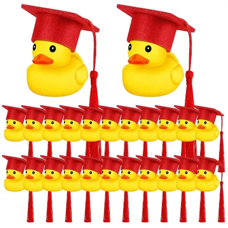 

Rubber Ducks Rubber Mini Soft Graduation Ducks With Black Hat Rubber Graduation Gifts For Graduation Theme Party Birthday Party