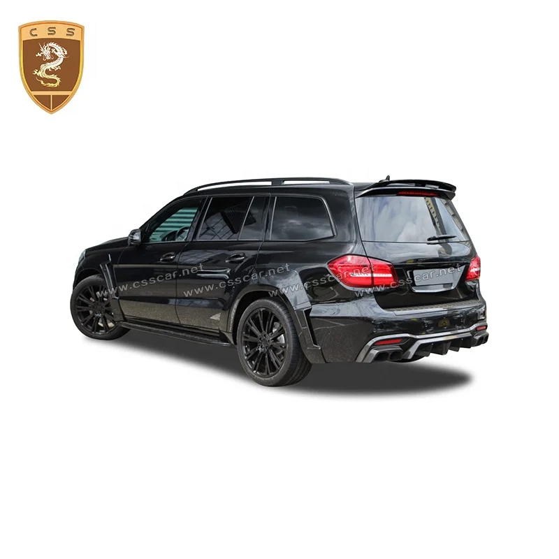 Фото Автозапчасти в стиле Brabs из стекловолокна, автомобильное колесо, арка для бровей, комплект раструб для крыльев для Mercedes Benz GLS X166 №4