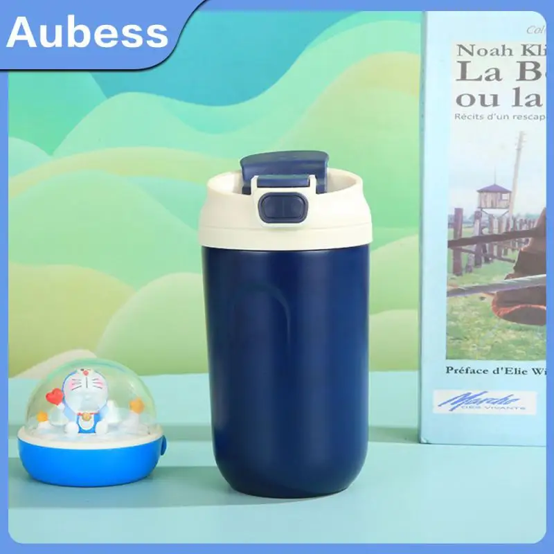 

420ml Drinking Bottle Student Portable Leak-proof Coffee Cup Convenient Outdoor Sports Thermal Mug Portable Outdoor Water Cup