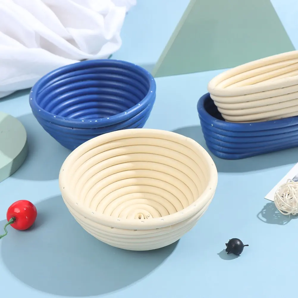 

Корзина для хлеба из натурального овального ротанга