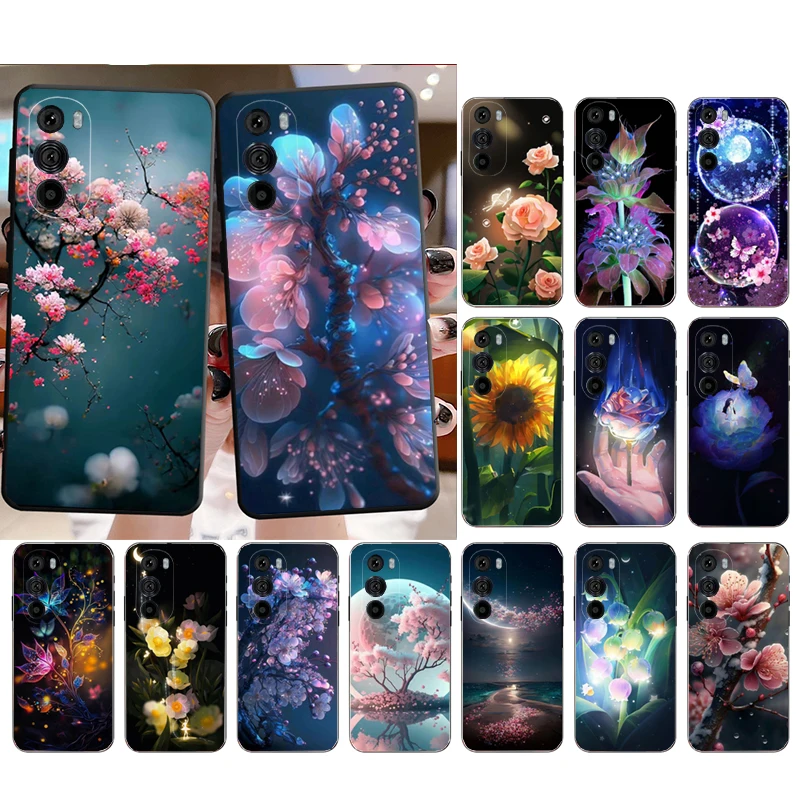 

Amazing Flower Tree Phone Case for Moto E22i E32 E32S E13 E40 E30 E20 Edge X30 20 Lite 20Pro 30 Neo Ultra Fusion E7Power E7Plus