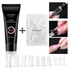 Ногтей гель для наращивания советы для ногтей поли набор гелей для ногтей, набор для маникюра в домашних условиях! Полупостоянная Набор Для лаков УФ-гель маникюрный набор