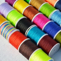 5m roll1 1 5 2mm korean wax thread polyester thread coated wax rope for braided bracelets for diy accessories pendant rope