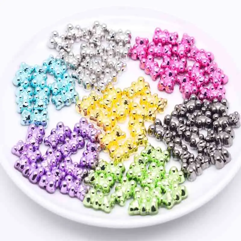 

7 Colors Colorful Vertical Hole Bears DIY Necklace Bracelet Jewelry Accessories Finding