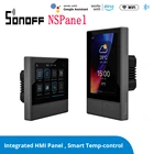Умный настенный выключатель Sonoff NSPanel, ЕССША, теплостат, Wi-Fi, голосовое управление