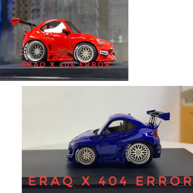 

ERAQ X 404 ERROR 1:64 BRZ Toyota 86 rocker bunny v3 wide body resin model collection gift free shipping