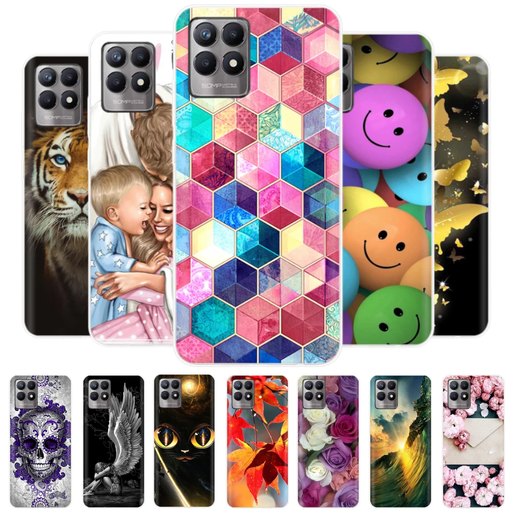 for realme 8i case for realme 8i case 8 i 2021 soft silicone bumper coque for oppo realme 8 realme8 pro phone cover tpu coque free global shipping
