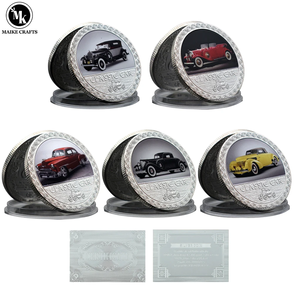 

Классическая автомобильная памятная монета olevo