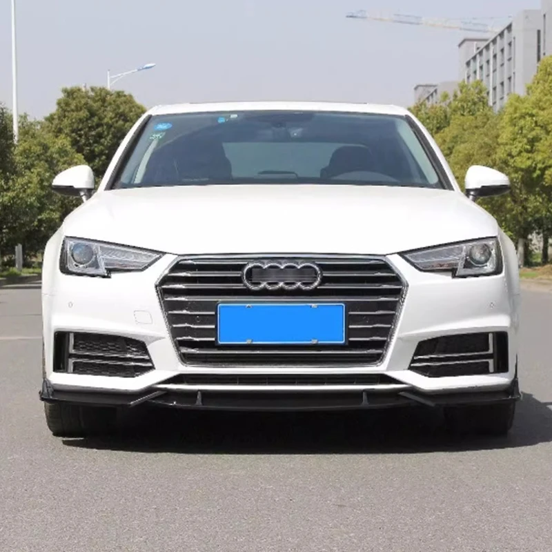 Передний бампер из АБС-пластика диффузор для Audi A4 S4 RS4 B9/2017-2019 декоративные