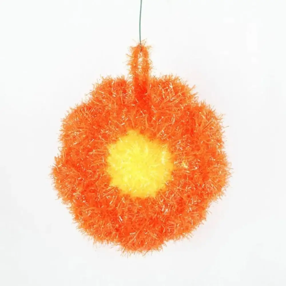 

Акриловые акриловые антипригарные полотенца для посуды, кухонный инструмент для чистки, цветочный мяч для мытья посуды, разноцветная губка для посуды без царапин