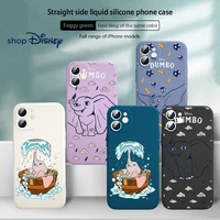 disney cute dumbo for apple iphone 13 12 mini xs xr se 11 8 7 6 2020 pro max plus liquid silicone soft phone case