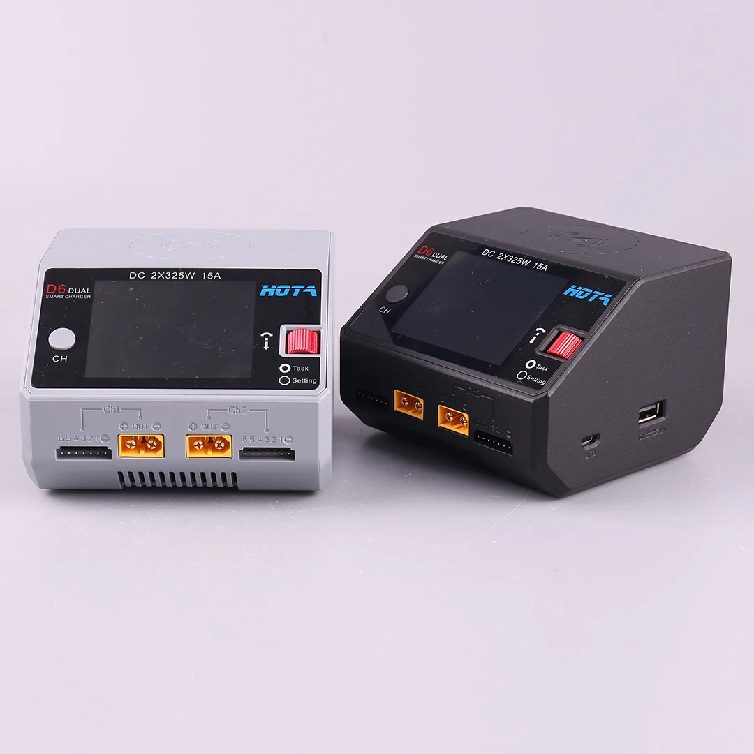 HOTA D6 DC650W 15A двойное умное зарядное устройство максимальный ток 1600 мА Встроенный
