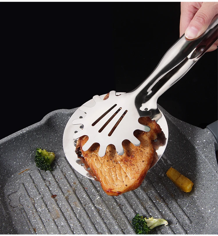 Лопаточка из нержавеющей стали 304 лопаточка для жарки рыбы домашняя кухонная