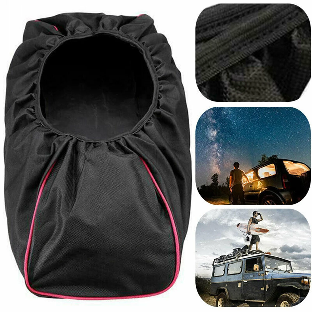 

Cable Winch Cover Cable Winch Winch Cover Black Waterproof And Dustproof Stitched Elastic At The Edges For A Secure And Snug Fit