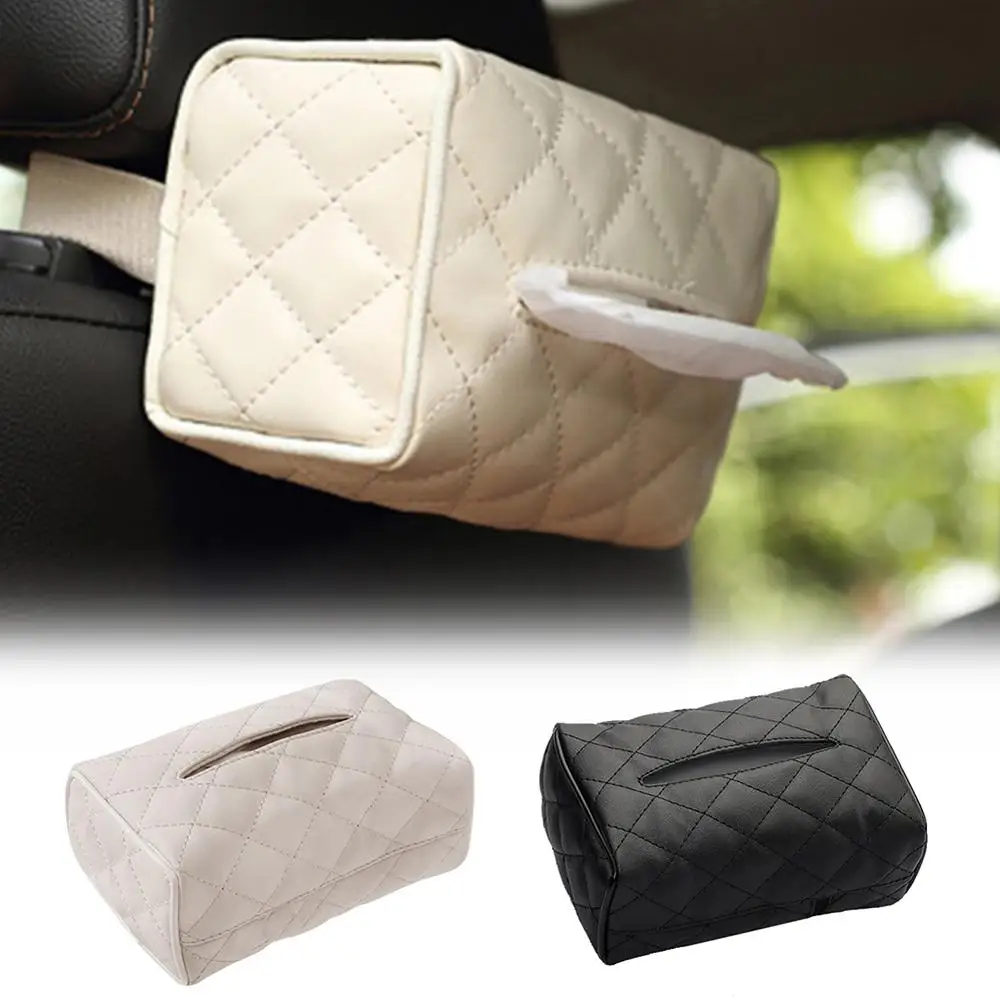 

Sun Visor-mounted Car Interior Tissue Box Creative Car Supplies Tissue Box random color