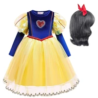 children toddler girl christmas outfits kids snow white dress baby girl princess dress girl birthday party cosplay costume 3 8y