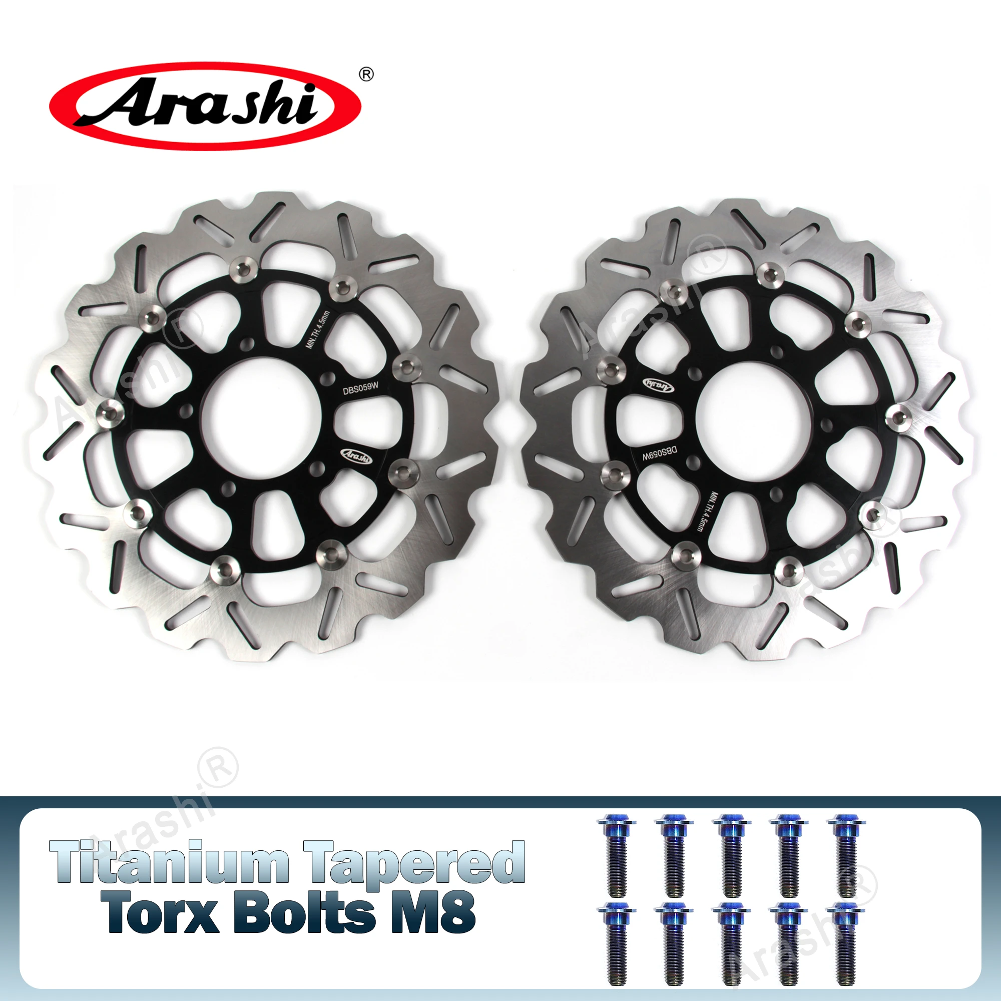 

Arashi CNC плавающий передний тормозной диск ротор для KAWASAKI ZX6R NINJA 636 / Z800 ABS / Z800e / Z1000 / ZX10R / GTR1400 / ZZR1400