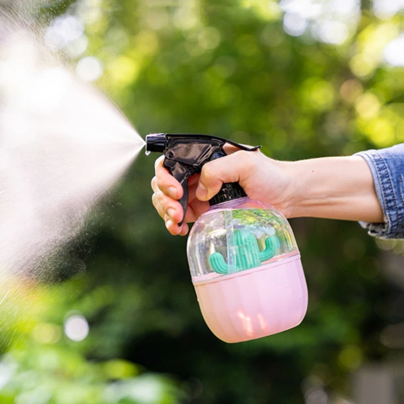 

Cactus Spray Bottle 500ml Portable Empty Mist Sprayer Bottles Adjusatble Spraying Nozzle for Hand Pressure Household