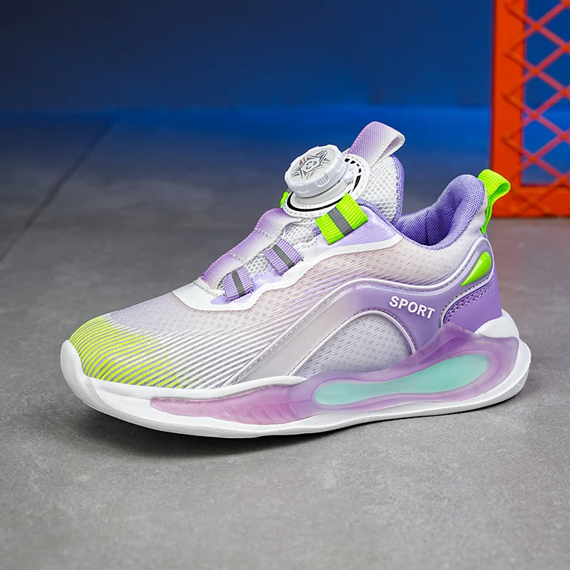 

Детские баскетбольные кроссовки, дышащие нескользящие кроссовки для мальчиков и девочек, уличная обувь для тренировок, новинка 2023