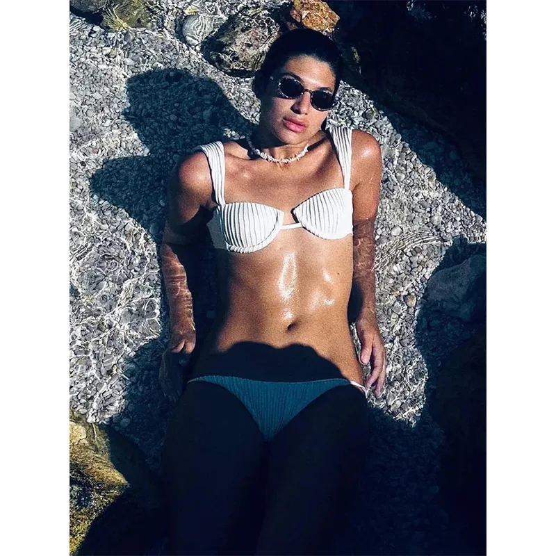 Соблазнительные микро бикини 2024 Женский бразильский комплект с лямкой на шее