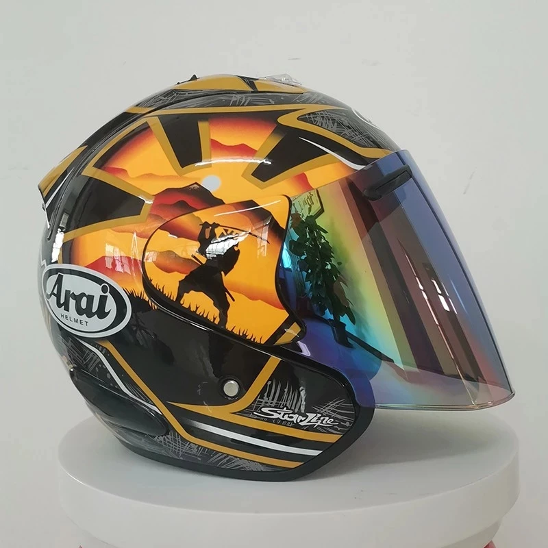 

Men Women Racing Half Helmets SZ-RAM 4 Bodyguard Moto Helmets 3/4 Open Face Helmet Motorcycle Helmet ara6